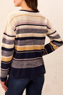 Tribal Ladies U-Neck Sapphire Sweater