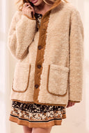 Tribal Ladies Walnut Reversible Coat