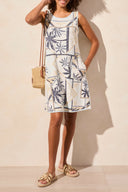 Tribal Ladies Water Reversible A-Line Dress w/Pockets