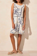 Tribal Ladies Water Reversible A-Line Dress w/Pockets