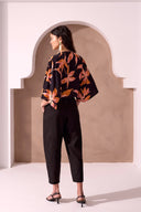 Tribal XIX Palms Ladies Hamptons Kimono Top w/Front Tie