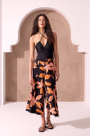 Tribal XIX Palms Ladies Hamptons Wrap Pant w/Flat Front