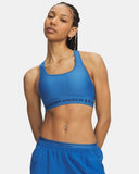 Under Amour Ladies Crossback Mid Aegean Blue/Blackout Navy Sports Bra