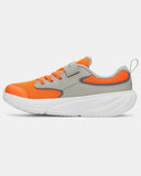Under Armour Boy's Surge 5 Outrageous Orange/White/Titanium Shoe