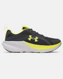 Under Armour Boys Charged+ Assert 11 Grey/Volt Running Shoe