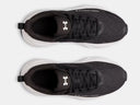 Under Armour Boys Charged+ Rogue 6 Black/Black/White Running Shoe