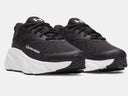Under Armour Boys Charged+ Rogue 6 Black/Black/White Running Shoe