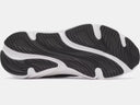Under Armour Boys Charged+ Rogue 6 Black/Black/White Running Shoe