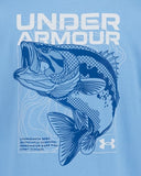 Under Armour Boys Intel Bass Horizon Blue Tshirt
