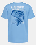 Under Armour Boys Intel Bass Horizon Blue Tshirt