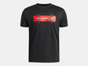 Under Armour Boys Tech Graphic Black/Red/White Shirt