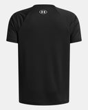 Under Armour Boys Tech Graphic Black Tshirt