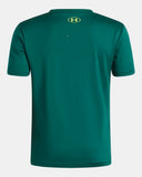 Under Armour Boys Tech Graphic Campus Ivy/Green Citrine/Black Tshirt