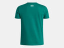 Under Armour Boys UA Logo Wordmark Campus Ivy/White Tshirt
