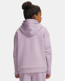 Under Armour Girls Armour Fleece Mauve Pink Hoodie