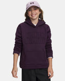 Under Armour Girls Armour Fleece Purple Echo Hoodie