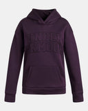 Under Armour Girls Armour Fleece Purple Echo Hoodie