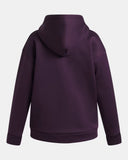 Under Armour Girls Armour Fleece Purple Echo Hoodie