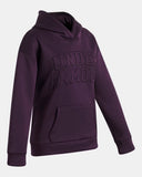 Under Armour Girls Armour Fleece Purple Echo Hoodie