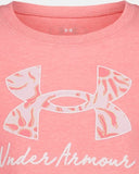 Under Armour Girls Logo Campus Bittersweet Pink Tshirt