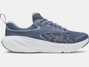 Under Armour Girls Surge 5 Downpur Grey/Blue Wind/Blue Fog Running Shoe