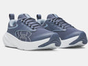 Under Armour Girls Surge 5 Downpur Grey/Blue Wind/Blue Fog Running Shoe
