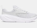 Under Armour Girls Surge 5 Halo Grey/Halo Grey/White Running Shoe