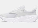 Under Armour Girls Surge 5 Halo Grey/Halo Grey/White Running Shoe