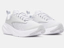 Under Armour Girls Surge 5 Halo Grey/Halo Grey/White Running Shoe