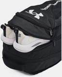Under Armour Hustle 6.0 Black/White Backpack