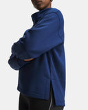 Under Armour Ladies Armour Fleece Blackout Navy Funnel Neck