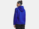 Under Armour Ladies Armour Fleece Pro Royal/White Hoodie