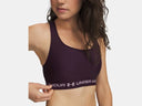 Under Armour Ladies Crossback Mid Purple Echo/Mauve Pink Sports Bra
