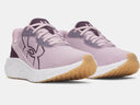 Under Armour Ladies Mauve Pink/White/Purple Echo Ascend Bog Logo Running Shoe