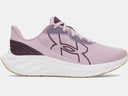Under Armour Ladies Mauve Pink/White/Purple Echo Ascend Bog Logo Running Shoe