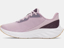 Under Armour Ladies Mauve Pink/White/Purple Echo Ascend Bog Logo Running Shoe