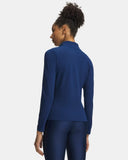 Under Armour Ladies UA Motion Blackout Navy/White Full Zip