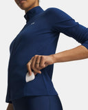 Under Armour Ladies UA Motion Blackout Navy/White Full Zip