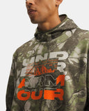 Under Armour Men's AF Storm Camo Outrageous Orange/Summit White Hoodie