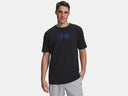 Under Armour Men's BlacktipH Fish Logo Black/Blue Strike Tshirt