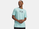 Under Armour Men's BlacktipH Fish Logo Neo Turquoise/Black Tshirt