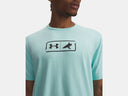 Under Armour Men's BlacktipH Fish Logo Neo Turquoise/Black Tshirt