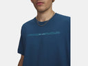 Under Armour Men's Blur Wordmark Wham Blue/Blue Haze Tshirt