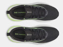 Under Armour Men's Charged+ Rogue 6 Black/Anthracite/Lime Running Shoe