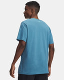 Under Armour Men's Fish Logo Boundless Blue/Fresco Blue Tshirt