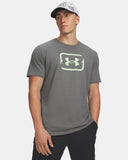 Under Armour Men's Fish Logo Clay Green/Lumous Lime Tshirt