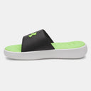 Under Armour Men's Ignite Pro 8 Fixed Strap Black/White/Green Sandal