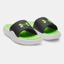 Under Armour Men's Ignite Pro 8 Fixed Strap Black/White/Green Sandal