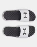 Under Armour Men's Ignite Pro 8 Fixed Strap Black/White Sandal
