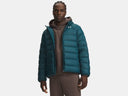 Under Armour Men's Legend Down Hooded Arden Green/White Jacket
